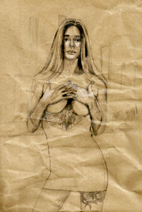 Dessin réalisé par Benjamin Ricou à Nantes