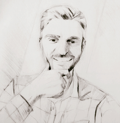 Dessin réalisé par Benjamin Ricou à Nantes